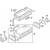 Audi Battery Cover - Genuine Audi 4N0915441B