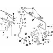 Audi Windshield Washer Nozzle - Genuine Audi 4N0955988A
