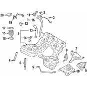 Audi Fuel Pump Wiring Harness - Genuine Audi 4N0971727A