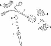 Audi Park Assist Camera Bracket - Genuine Audi 4N0980553A