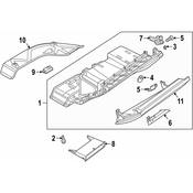 Audi Glove Box Assembly - Genuine Audi 4N188030224A