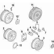 Audi Wheel Cap - Genuine Audi 4Z7601165A7ZJ