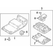 Volkswagen Sunroof Switch - Genuine VW 510959620WHI