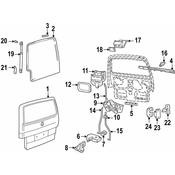 Volkswagen Back Glass Release Switch - Genuine VW 535959665