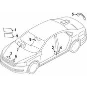 VW Tire Label - Genuine VW 561010740N