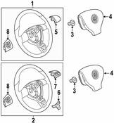 VW Steering Wheel - Genuine VW 561419091JE74