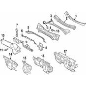 Volkswagen Cowl Grille Panel - Genuine VW 561803165