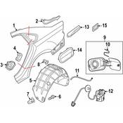 Volkswagen Fuel Filler Housing - Genuine VW 561809930A