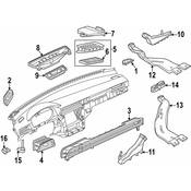 Volkswagen Windshield Defroster Nozzle - Genuine VW 561819347A