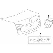 Volkswagen Deck Lid Emblem - Genuine VW 561853675AQ2ZZ