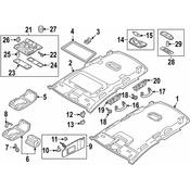 Volkswagen Sun Visor - Genuine VW 561857552AE4T6