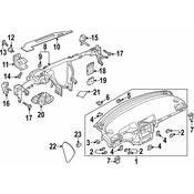 Volkswagen Instrument Panel Side Cover - Genuine VW 561858248AZA2