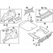 Volkswagen Child Restraint Anchor Plate Cap - Genuine VW 56186321582V