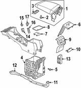 Volkswagen Console Armrest - Genuine VW 561864207AATJJ