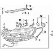 Volkswagen Headlight Assembly - Genuine VW 561941081A