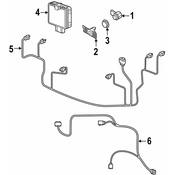 Volkswagen Parking Aid System Wiring Harness - Genuine VW 561971104AE