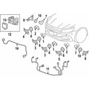Volkswagen Cruise Control Distance Sensor Hardware Kit - Genuine VW 561998561