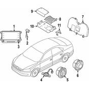 Volkswagen Radio Control Unit - Genuine VW 5C0035200G