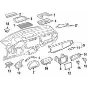 Volkswagen Instrument Panel Cover - Genuine VW 5C385721181U