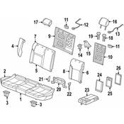 VW Seat Armrest - Genuine VW 5C6885081P83X