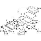VW Sunroof Guide Jaw - Genuine VW 5C6898481