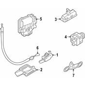 Audi VW Liftgate Ajar Indicator Switch - Genuine Audi VW 5E3827566A