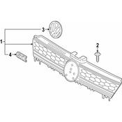 VW Grille Emblem - Genuine VW 5G0853679PWYR