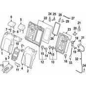 VW Folding Seat Release Cable - Genuine VW 5G0885915C