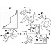 Audi VW ABS Wheel Speed Sensor Wiring Harness - Genuine Audi VW 5G0927903AK