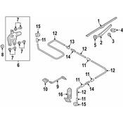 Volkswagen Liftgate Washer Hose Adapter - Genuine VW 5G6955793
