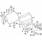 Volkswagen Hatch Seal - Genuine VW 5G9827705A9B9