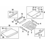 Volkswagen Trunk Trim Panel Clip - Genuine VW 5G9864581737