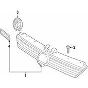 Volkswagen Grille Emblem - Genuine VW 5GE853679JMX