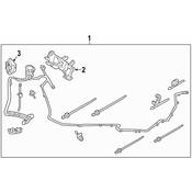 Volkswagen Hybrid Charging Port Assembly Bracket - Genuine VW 5GE907372B