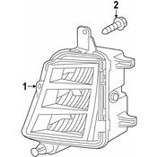 Volkswagen Fog Light - Genuine VW 5GM941700B