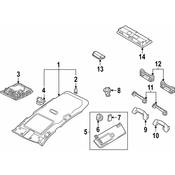 Audi VW Interior Grab Bar - Genuine Audi VW 5H0857643B4PK