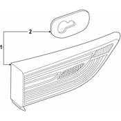 Volkswagen Back Up Light Assembly - Genuine VW 5H0945094C