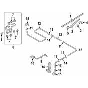 Volkswagen Back Glass Washer Nozzle - Genuine VW 5H0955993