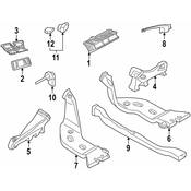 Volkswagen Windshield Defroster Nozzle - Genuine VW 5H1819063