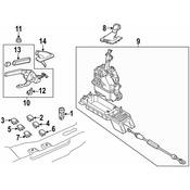 Volkswagen Auto Trans Shift Lever - Genuine VW 5K1713025EL