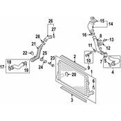 VW Turbocharger Intercooler Hose - Genuine VW 5N0145834J