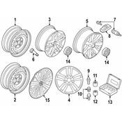 Volkswagen Wheel Cover - Genuine VW 5N0601147VZN