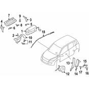 VW Air Bag Module Front Left (Tiguan) - Genuine VW Audi 5N0880241F