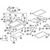 Audi VW Sunroof Frame Seal Kit - Genuine VW Audi 5N0898308