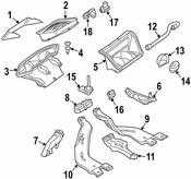 Volkswagen Dashboard Air Vent Trim - Genuine VW 5N1815159