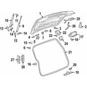Volkswagen Tailgate Pull Down Motor - Genuine VW 5NA827851E
