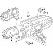 Volkswagen Instrument Cluster - Genuine VW 5NA920850B