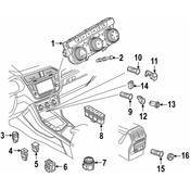 Volkswagen HVAC Temperature Control Panel - Genuine VW 5NN907426BWZU