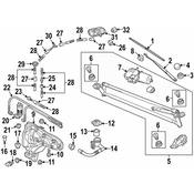 Volkswagen Windshield Wiper Arm - Genuine VW 5NN95541003C