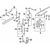 Volkswagen Back Glass Wiper Arm - Genuine VW 5NN95570703C